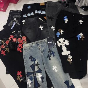 Chrome Hearts jeans pallets with brand new authentic luxury denim