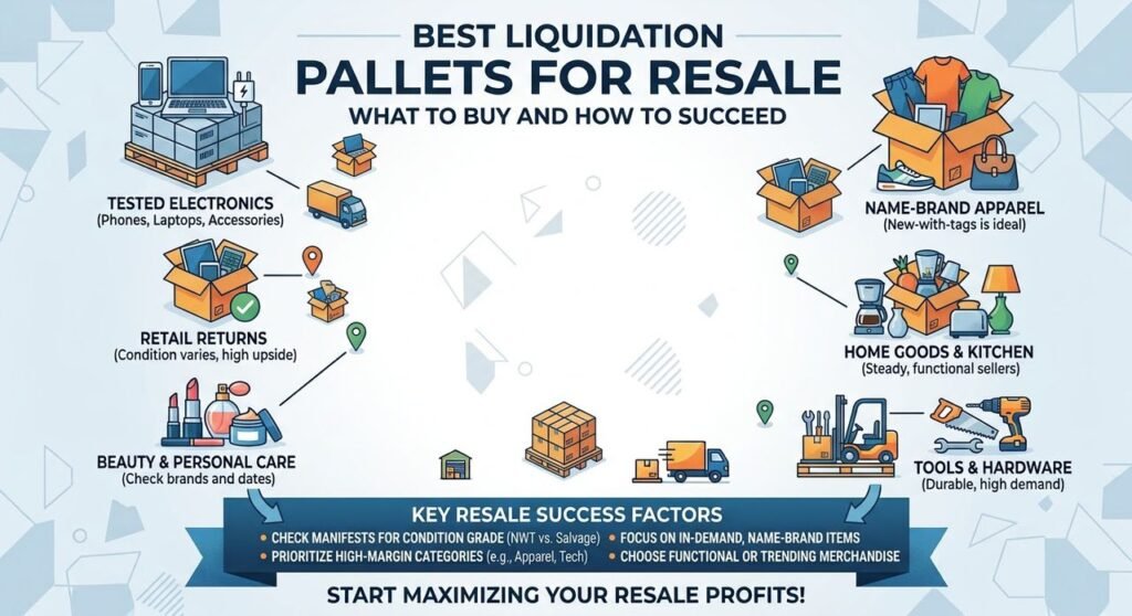 best liquidation pallets for resale