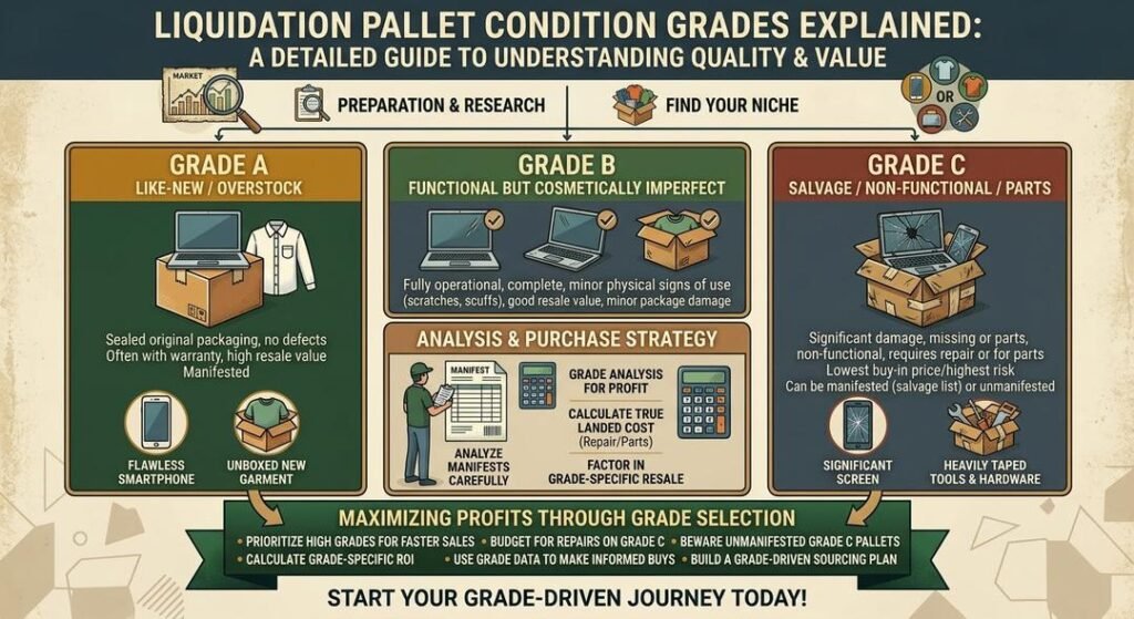 liquidation pallet condition grades